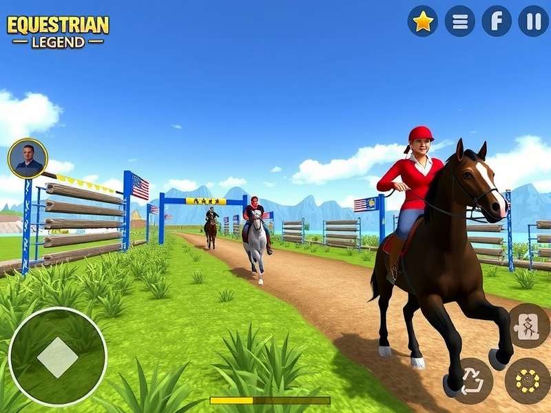 Equestrian Legend Main Gameplay Screen Equestrian Legend Game Screenshot